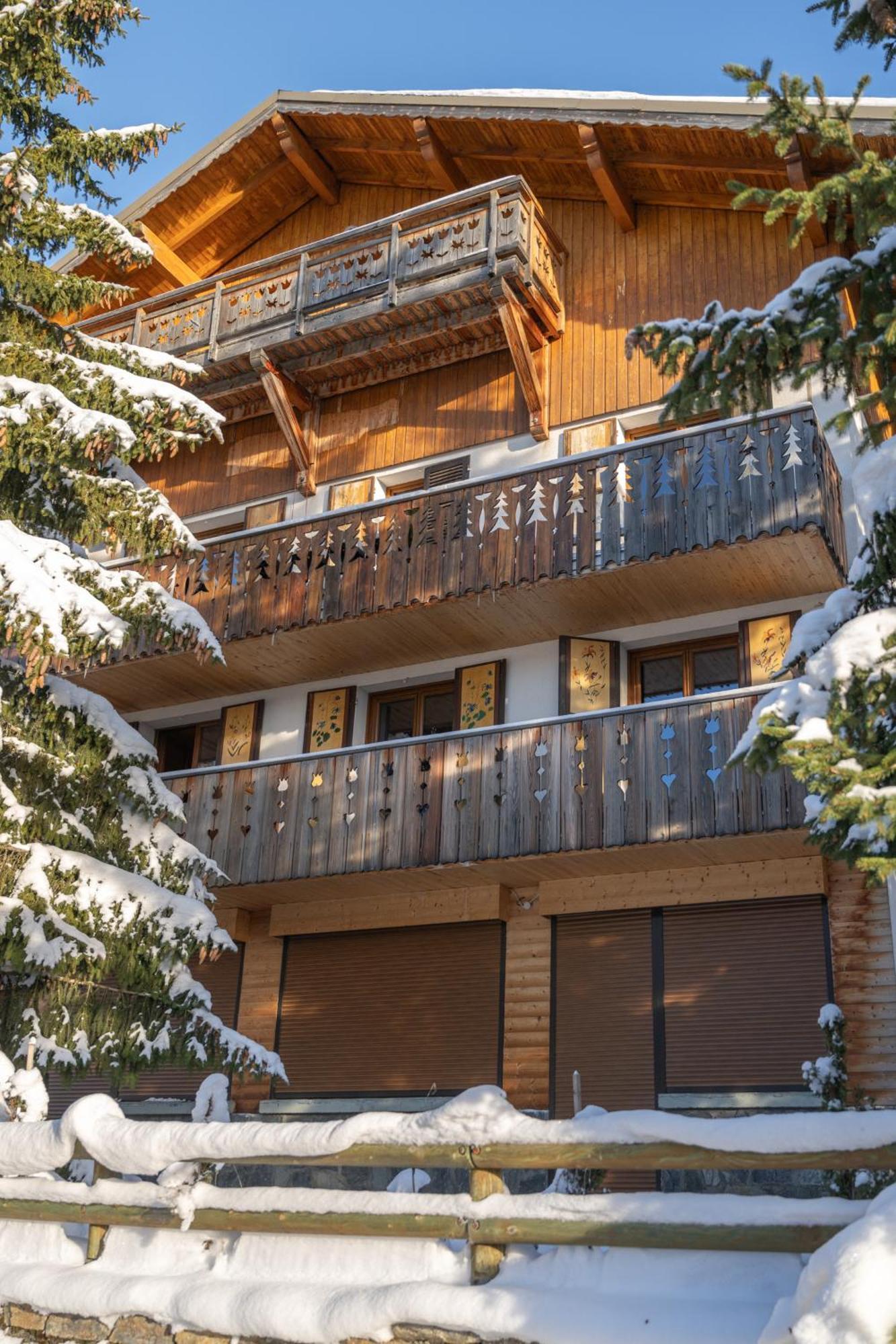 Chalet Alpe D'Huez 1850-Sea And Mountain Pleasure Avec 2 Appartements- 1 Appartement 3 Chambres 8 Couchages - 3 Salles D'Eau Et 1 Appartement 5 Chambres 12 Couchages 5 Salles D'Eau - Jacuzzi Et Sauna -Pieds Des Pistes Et Centre Екстериор снимка